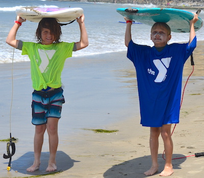 surfing boys