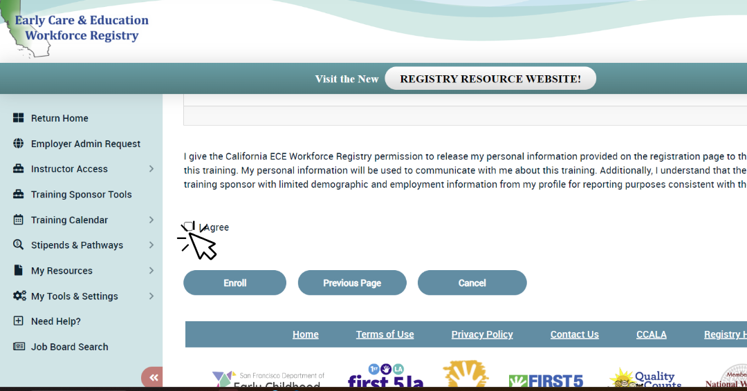 caregistry website homepage