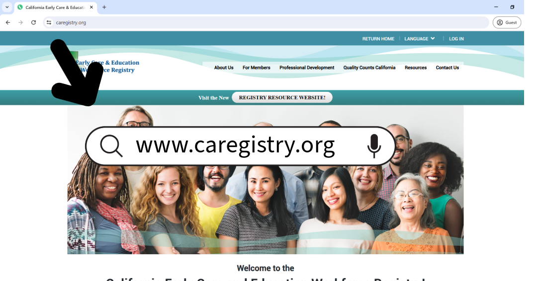 caregistry website homepage