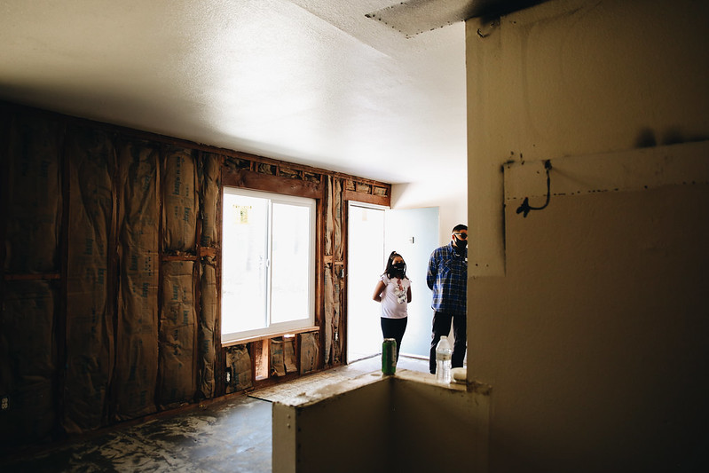 view of unfinished apartment from the inside