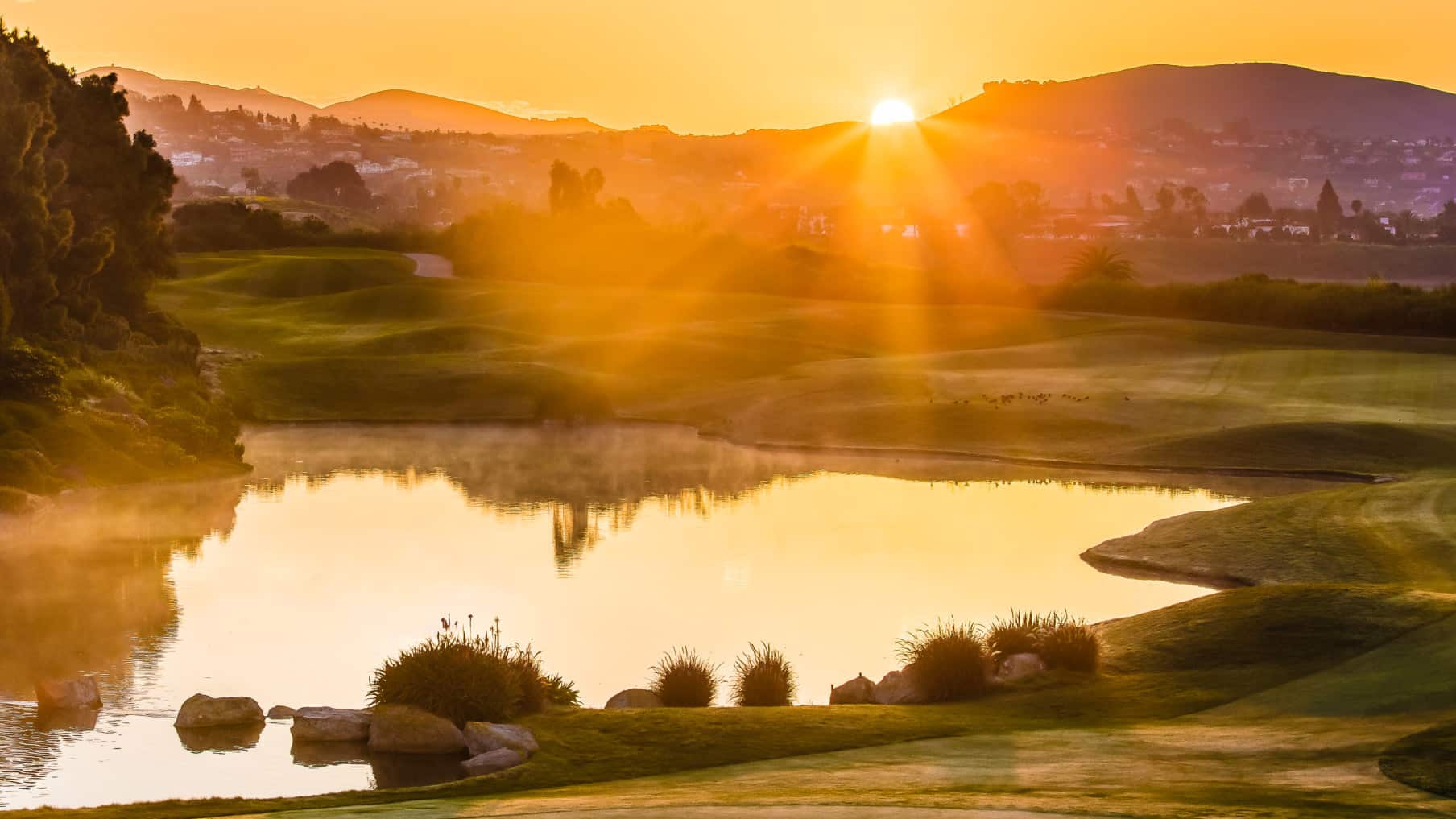 golf course view for ecke family ymca roof raisers event